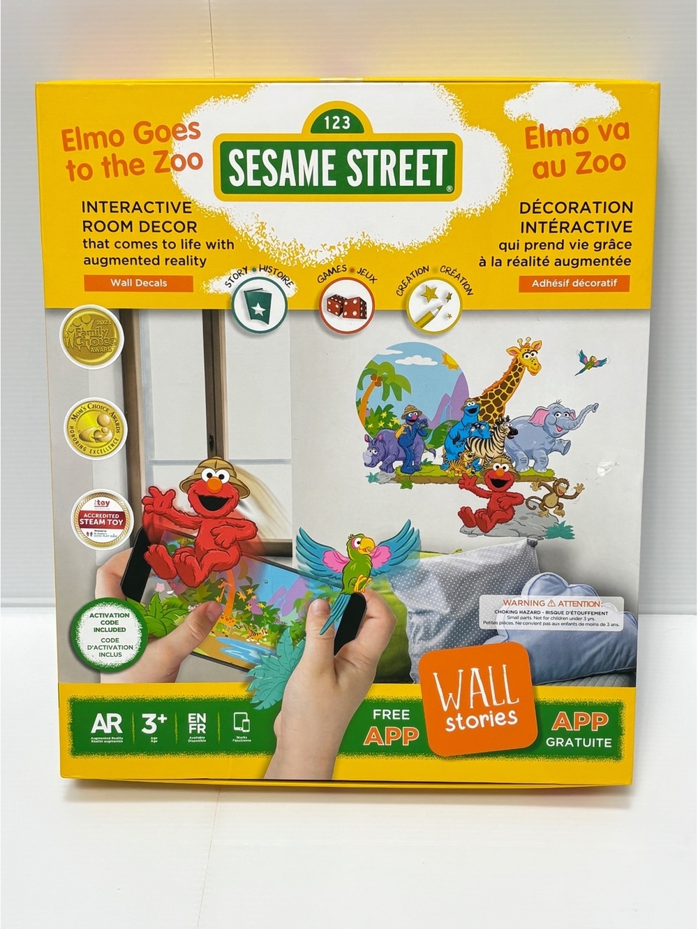 Sesame Street Elmo Goes to the Zoo Interactive Room Décor with Augmented Reality